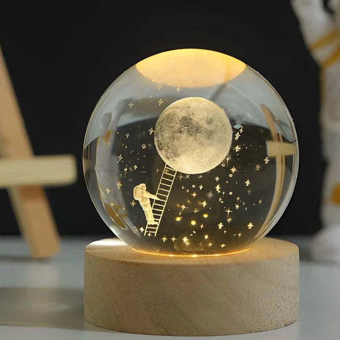 Decorative Led Lamp – Engraved Finish and Contemporary Style 