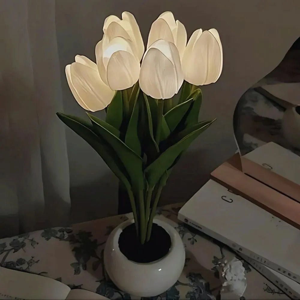Lâmpada Decorativa Tulipa – Ambiente Aconchegante e Refinado 