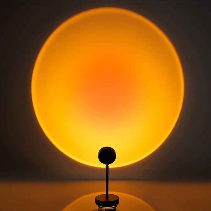 Lâmpada Inteligente de Pôr do Sol — Decoração Moderna e Bem-Estar Luminoso 