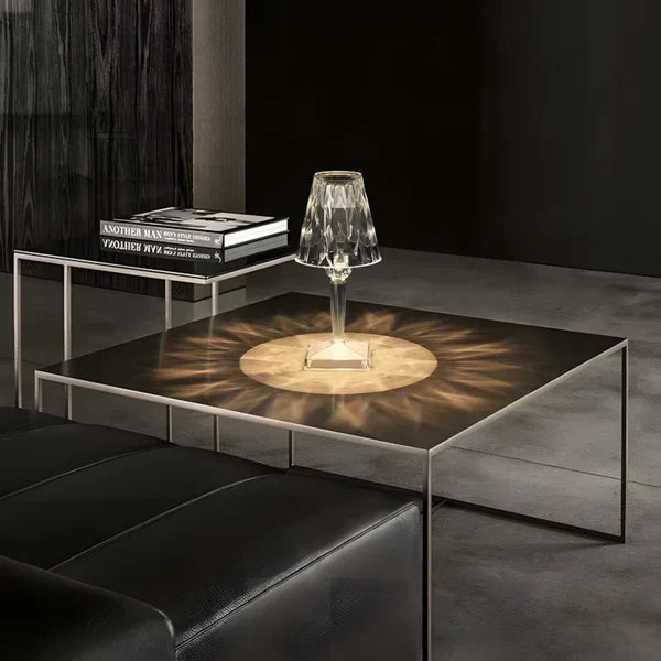 Lampe De Table Cristalline – Élégance Moderne Et Ambiance Chaleureuse