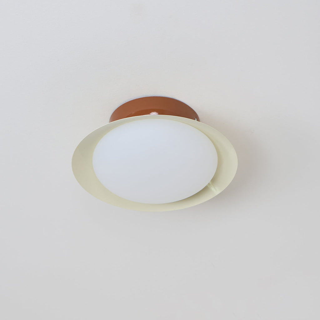 Candeeiro de teto redondo LED - Brilho natural e elegância discreta