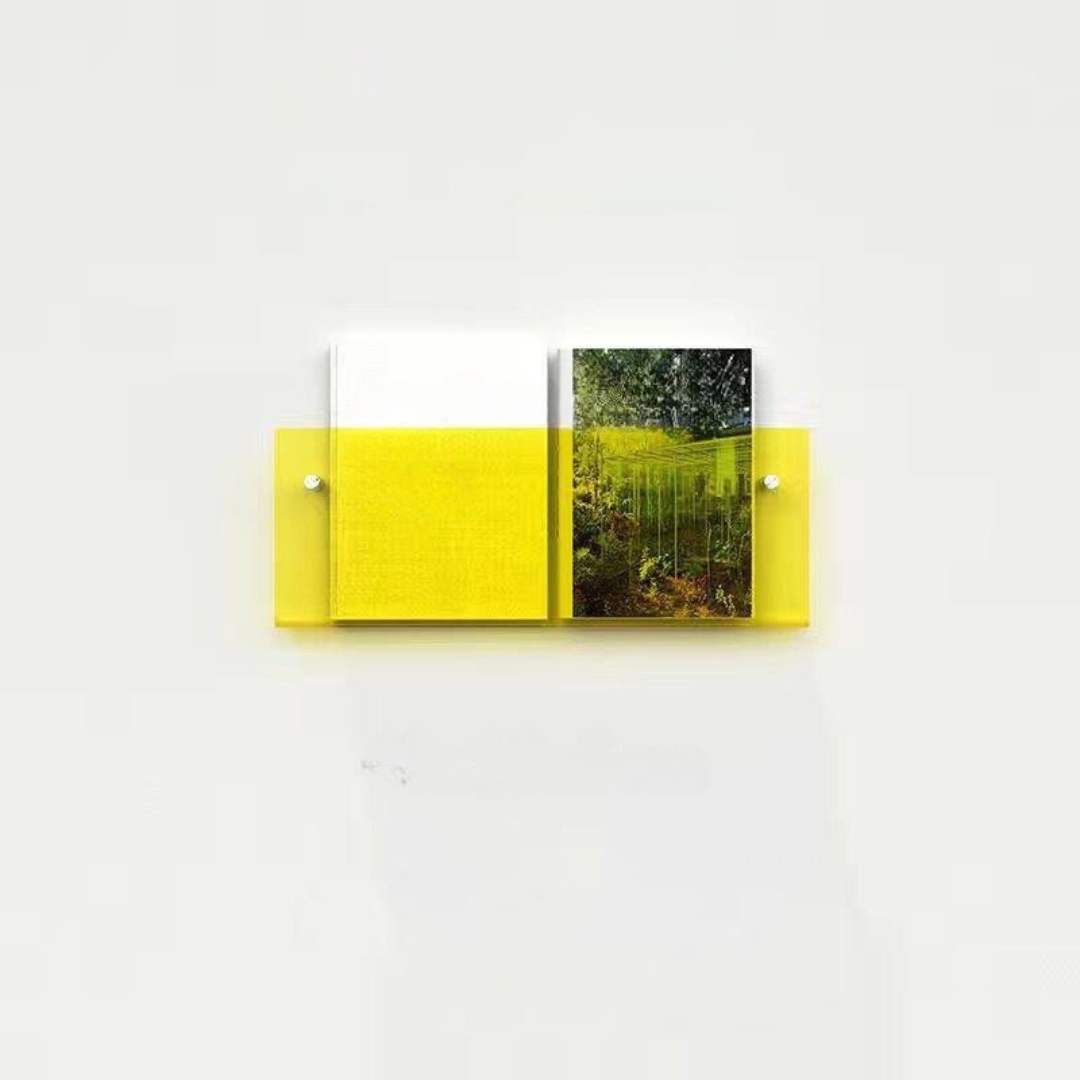 Wandrek Tijdschrift Houder Transparant – Chic En Modern Ontwerp 