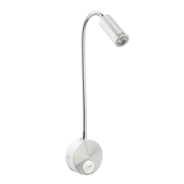 Flexibel LED-vägglampa - rörlighet, elegans och riktat ljus