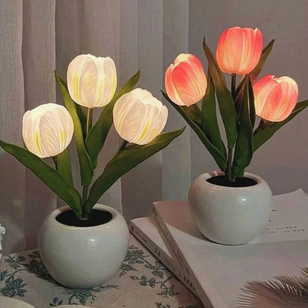 Lâmpada Decorativa Tulipa – Ambiente Aconchegante e Refinado 