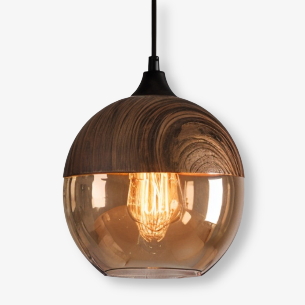 Pendente Retro Glass Loft - Iluminação moderna e ambiente único