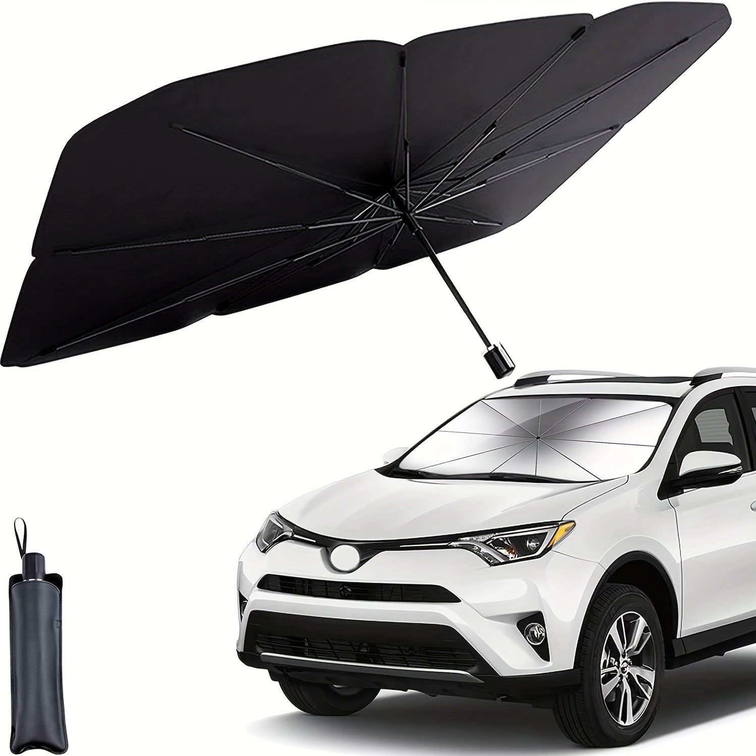Parasol Pare-Brise Pliable — Protection Solaire Et Fraîcheur Instantanée