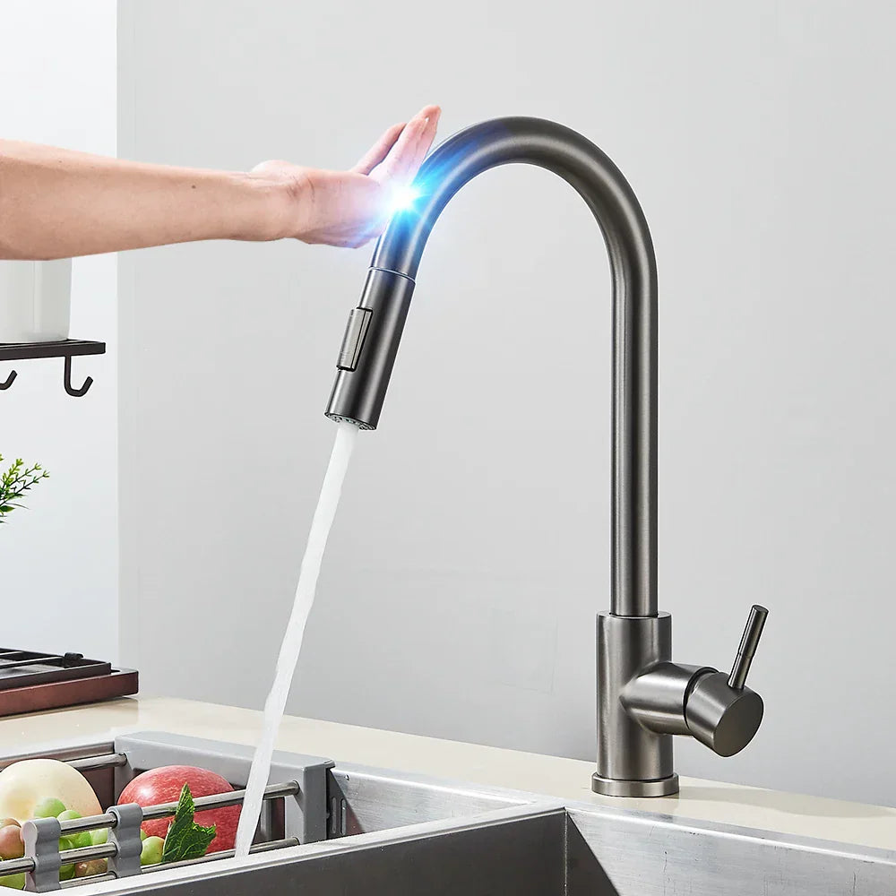 Slimme Keukenkranen – Touchsensor En Flexibele Douchekop 