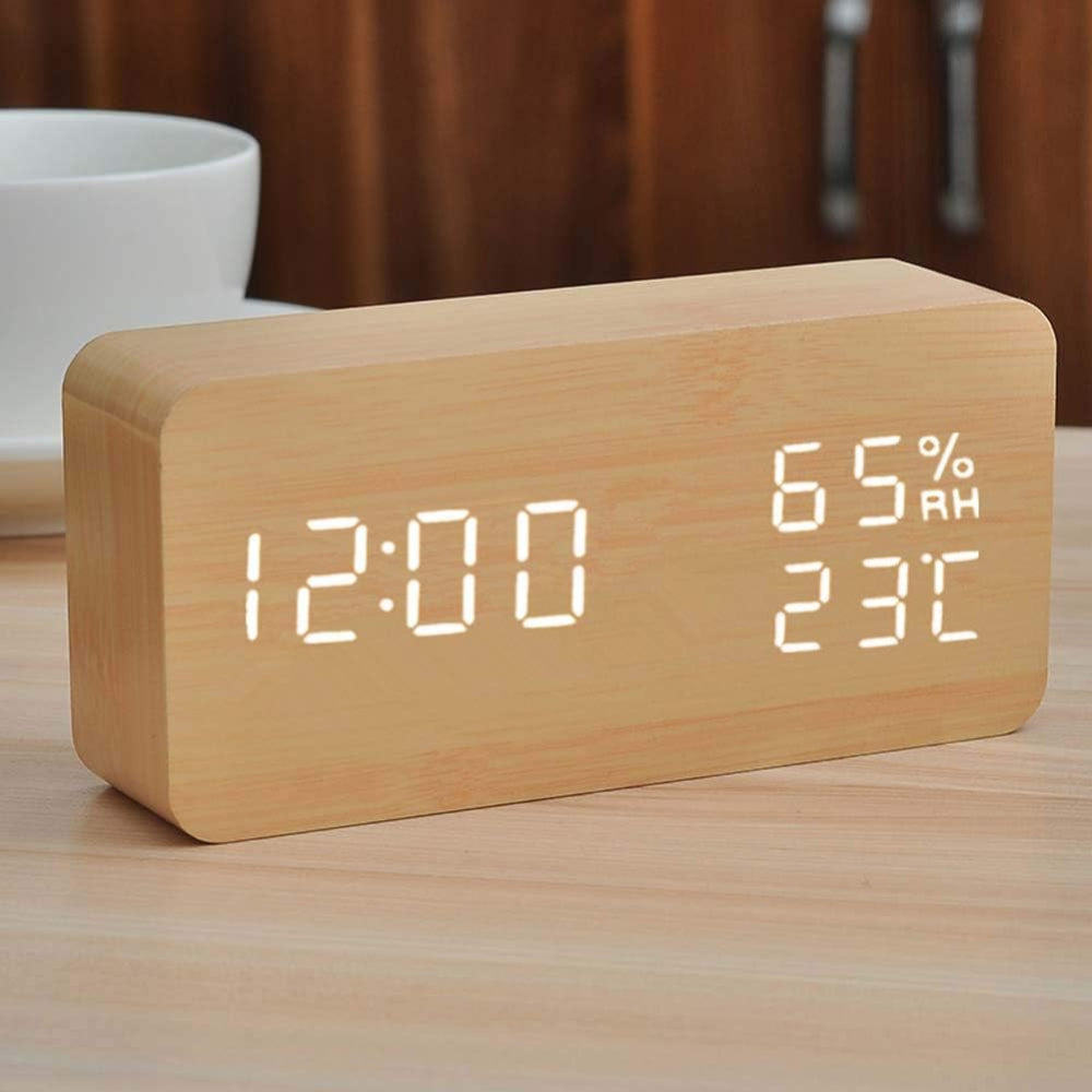 LED-Uhr mit Sprachsteuerung – Modernes Design und intelligente Funktionen 
