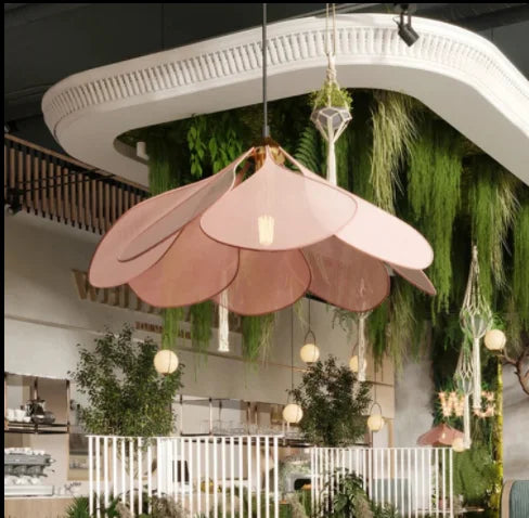 Suspensão Luminária Pétalas de Flores – Elegância Floral 