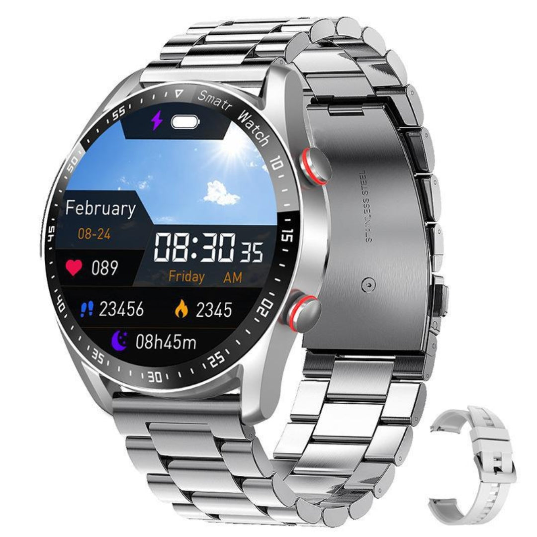 Elegant Smartwatch – Raffinerad Stil Och Intelligenta Funktioner 