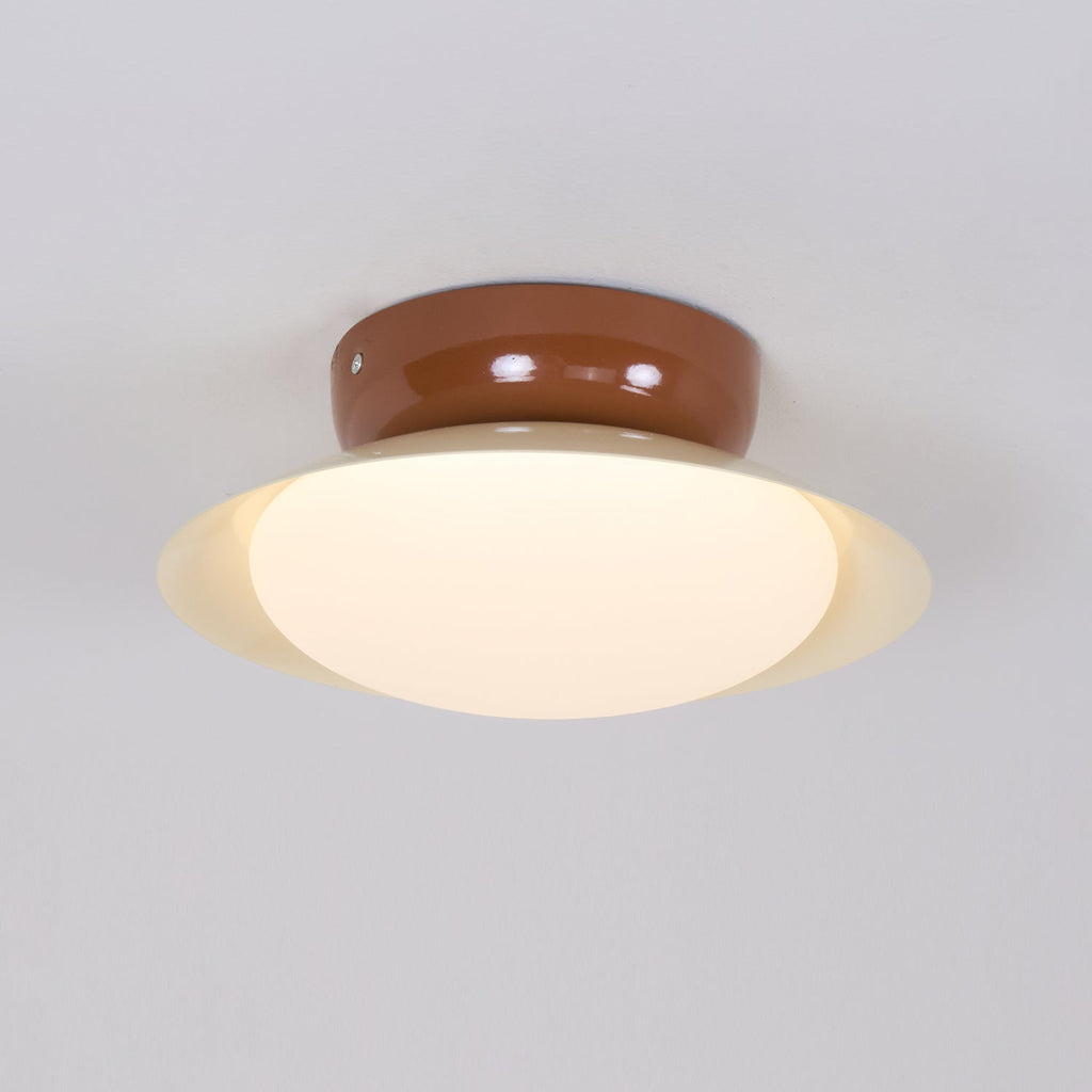 Candeeiro de teto redondo LED - Brilho natural e elegância discreta