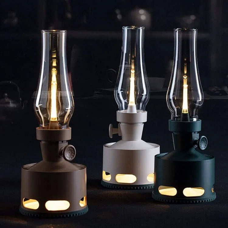 Lanterna LED Estilo Retro – Iluminação Decorativa Elegante 