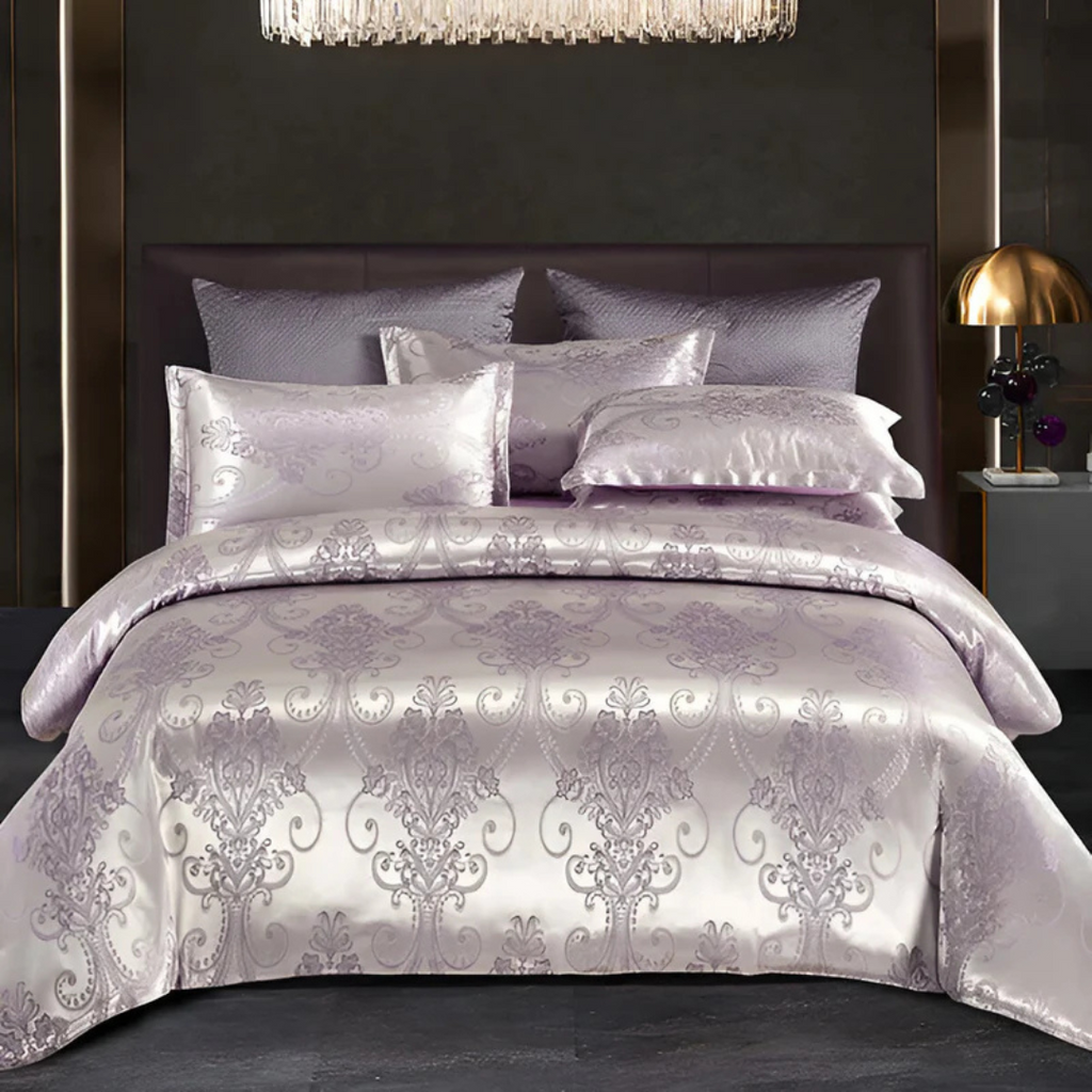 Satin Bettwäsche – Florale Eleganz und absoluter Komfort 