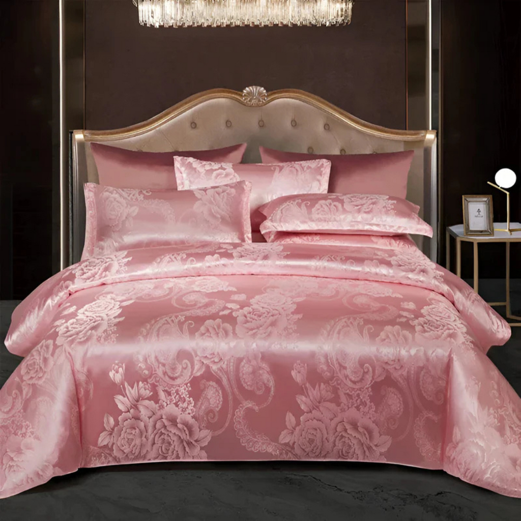 Satin Bettwäsche – Florale Eleganz und absoluter Komfort 