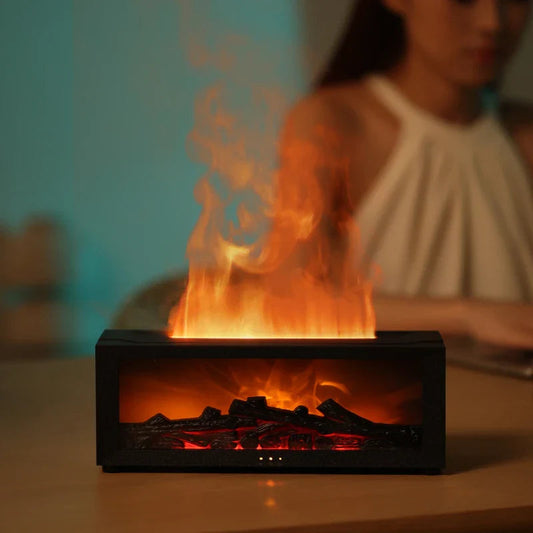 Diffuseur D’Arômes Effet Flamme – Ambiance Chaleureuse Et Relaxante