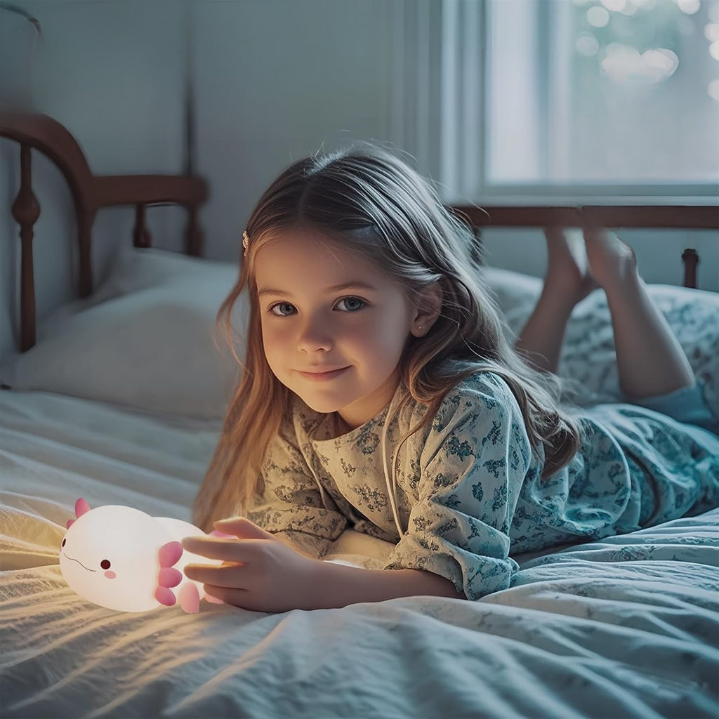 Lampka Nocna – Uśmiechająca Się I Świecąca Salamandra 