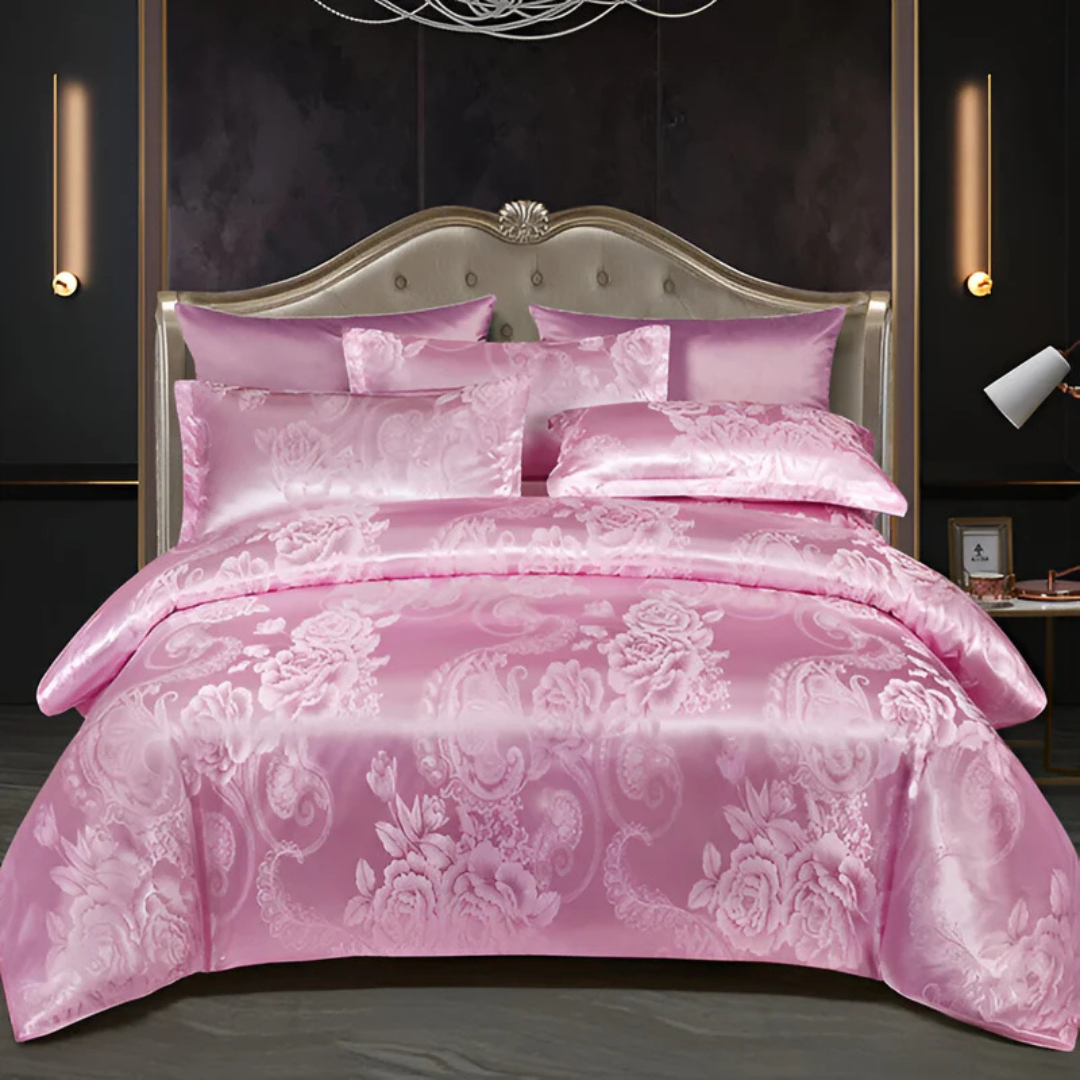 Satin Bettwäsche – Florale Eleganz und absoluter Komfort 