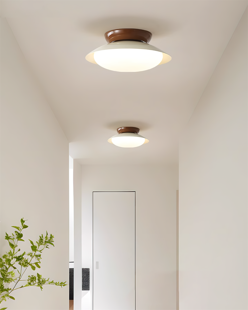 Candeeiro de teto redondo LED - Brilho natural e elegância discreta