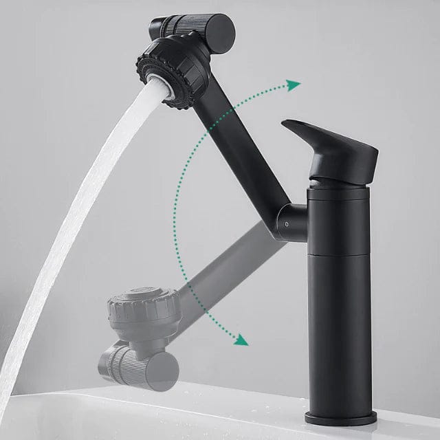 Torneira Flexível Rotativa 360° – Jato Ajustável e Pulverização 