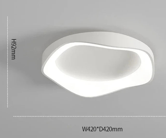 Asymmetrisk LED-loftlampe – Trend og Elegance 