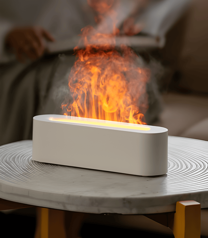 USB aromadiffúzor többszínű LED világítással - relaxáló hangulat és fénypára