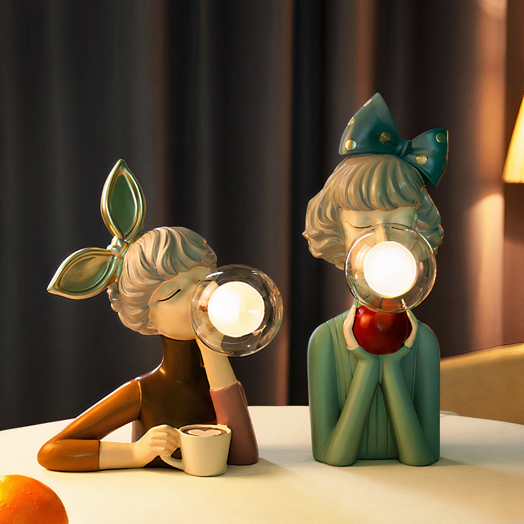 Lámpara de mesa artesanal – Diseño único y acabado cuidado 