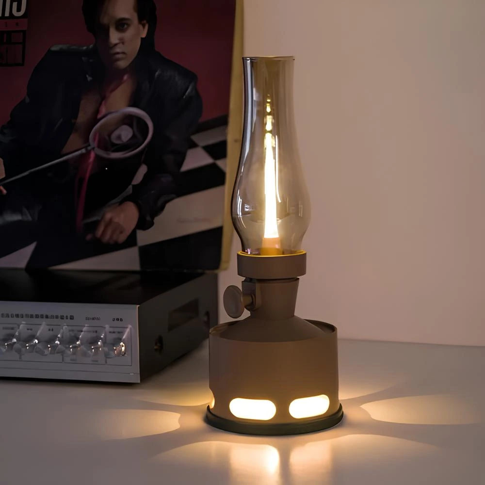Lanterna LED Estilo Retro – Iluminação Decorativa Elegante 