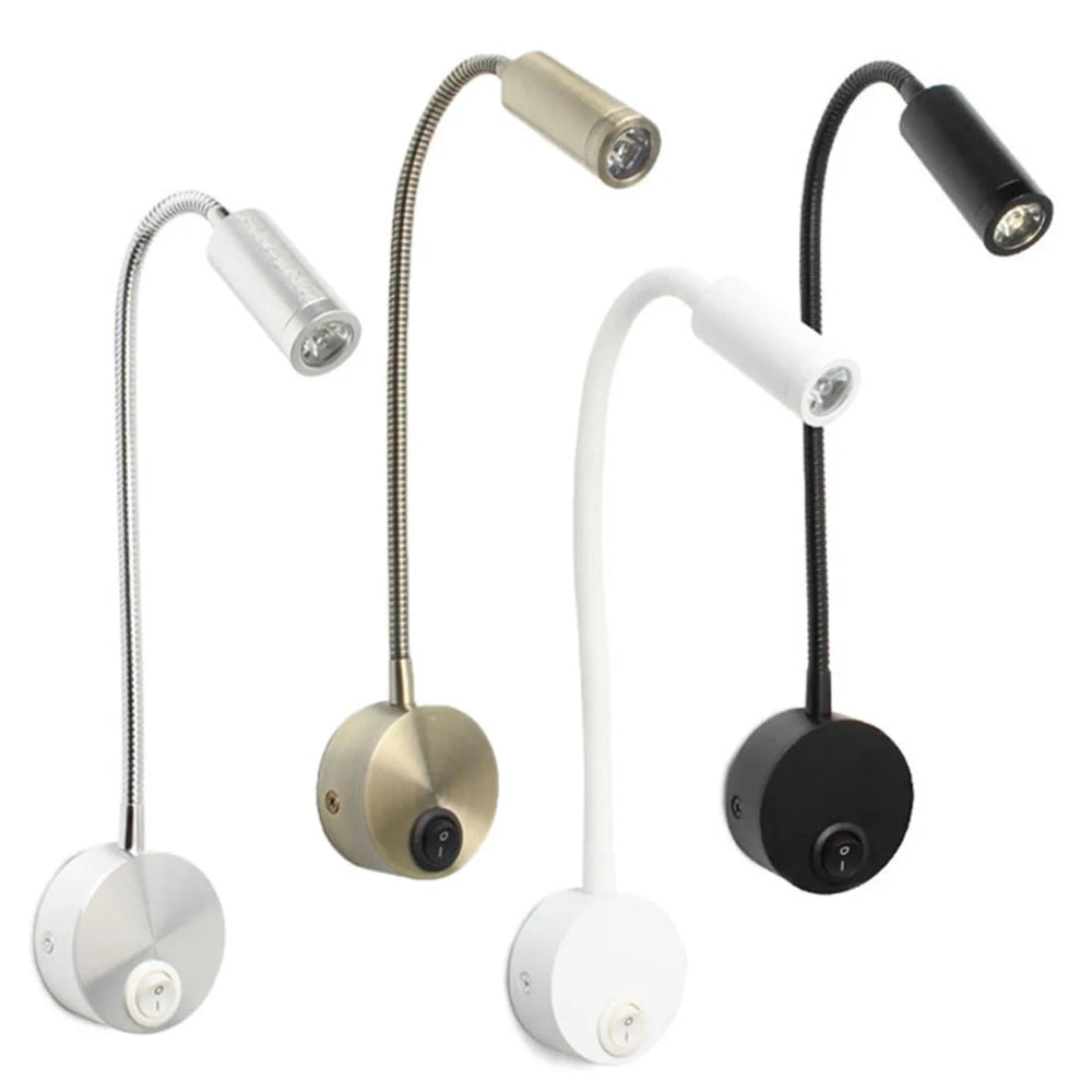 Flexibel LED-vägglampa - rörlighet, elegans och riktat ljus