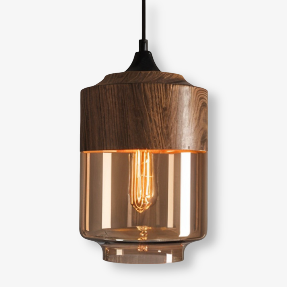 Pendente Retro Glass Loft - Iluminação moderna e ambiente único