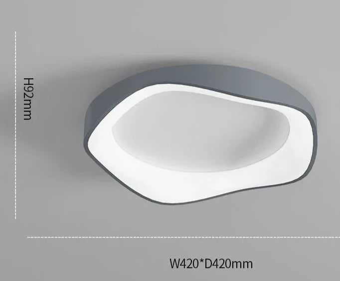 Asymmetrisk LED-loftlampe – Trend og Elegance 
