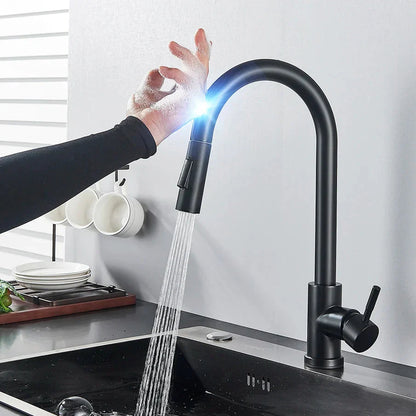 Slimme Keukenkranen – Touchsensor En Flexibele Douchekop 