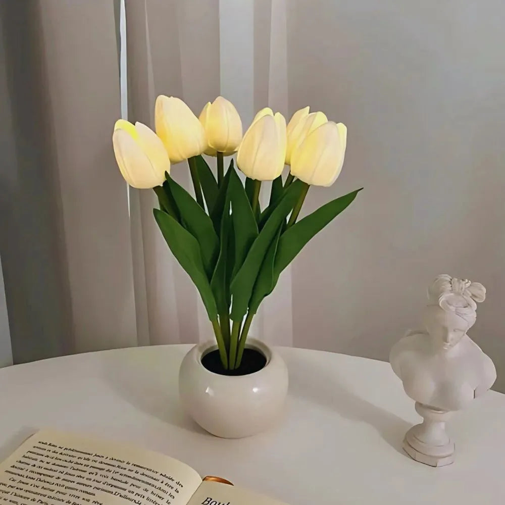 Lâmpada Decorativa Tulipa – Ambiente Aconchegante e Refinado 