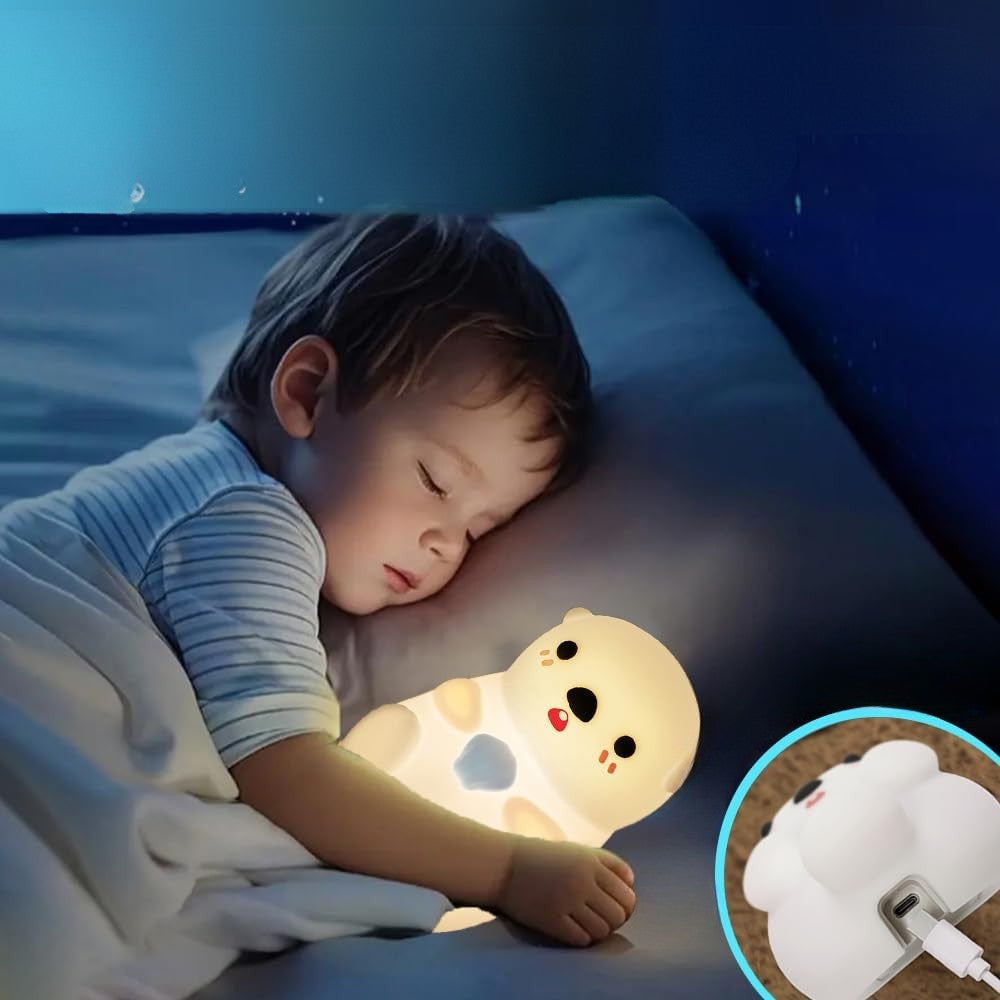 LED Nachtlampje – Schattige Zachte Silicone Zeehond 