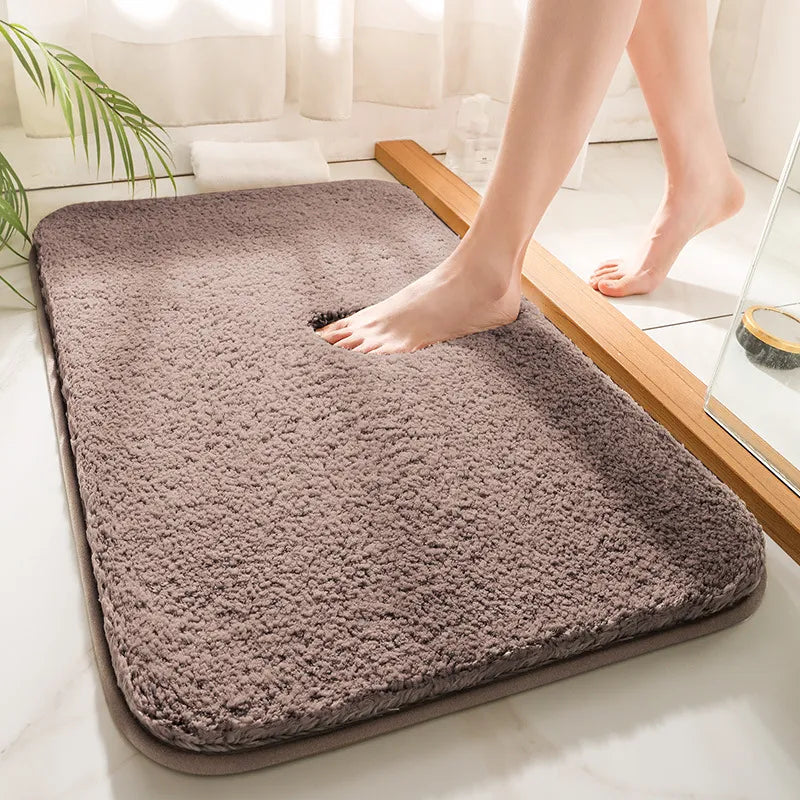 快適なバスマット – 豪華な厚さと滑り止め 